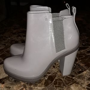 Melissa Soldier SP High Heel Ankle Rain Boot